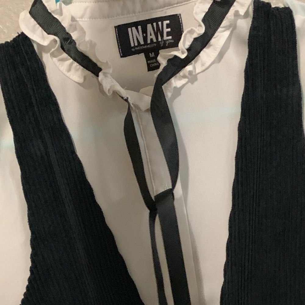Black & White Romper - Picture 1 of 3